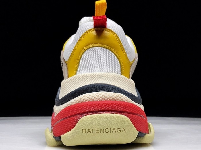 balen triple s cream yellow red 490672 w09o5 9035