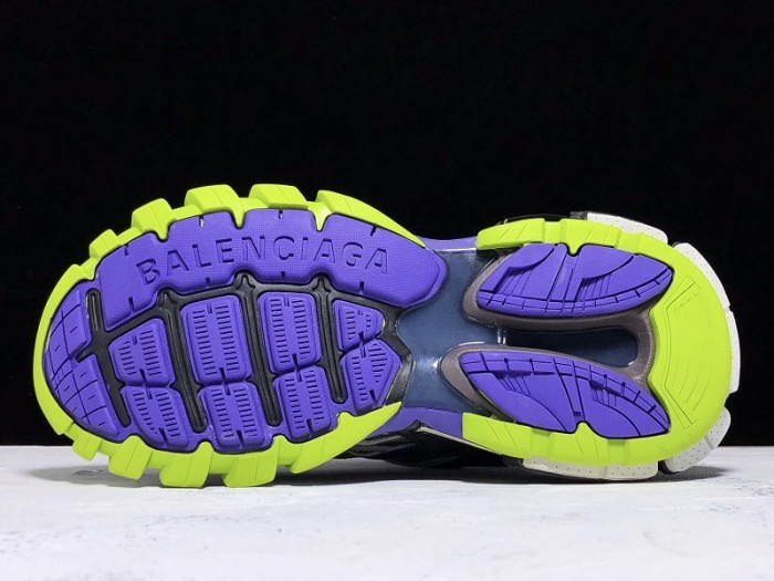 balen sneaker tess.s.gomma 4.0 orange black 570391 w2gn7 1007