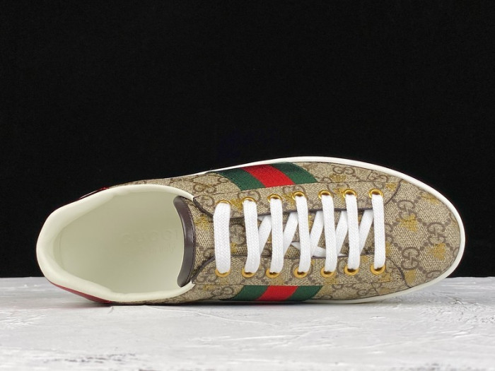 gu ace embroidered low-top sneaker