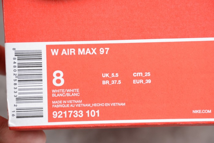 nike air max 97 white-orange flower 921733-101