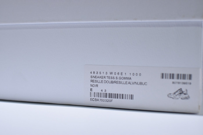 balen 17fw triple s trainer black/ red 483513 w06e1 1000