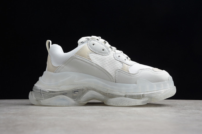 balen triple s clear sole white 541624 w09e1 9000