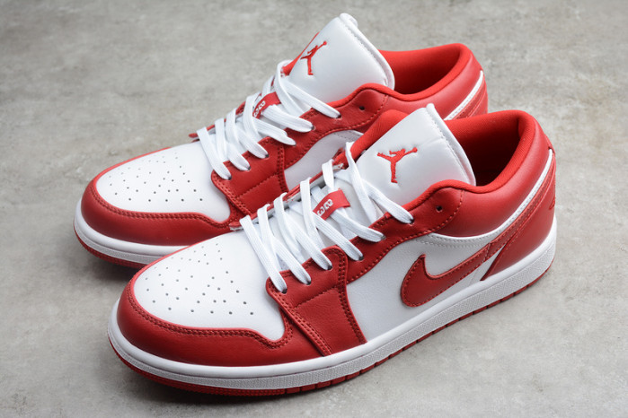 air jordan 1 low gym red white 553558-611