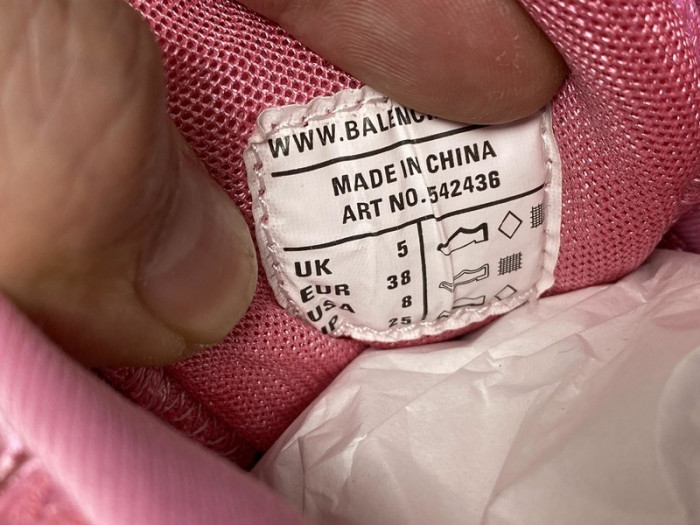 balen sneaker tess s.gomma res bi alv/tis eff nubuk/tis pink led w1gb9-9079