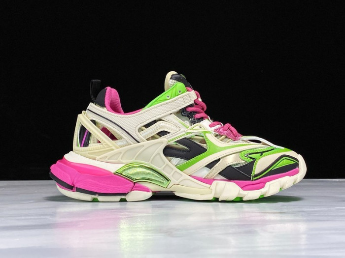 balen trainers track 2.0 pink green 565615 w2gn3 9534