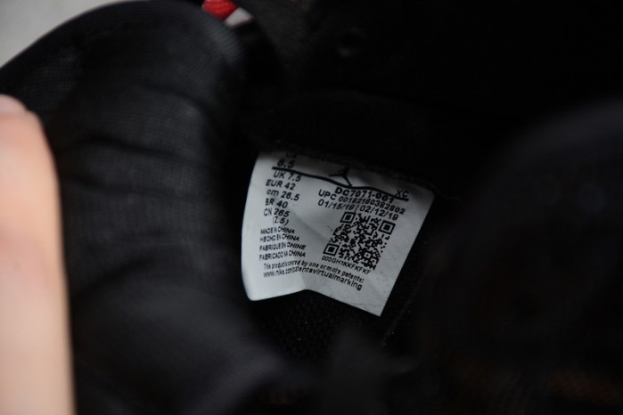 air jordan 1 retro high og black/gym red dc7071-001