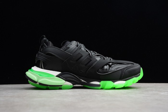 balen sneaker tess.s.gomma black fluorescent green 542023 w1gb8 5480