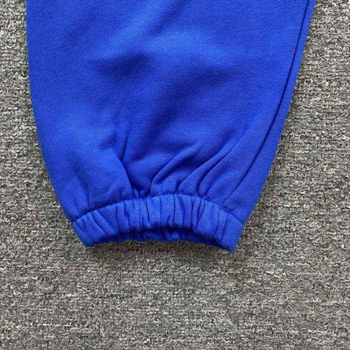 sp5der p*nk sweatpants blue