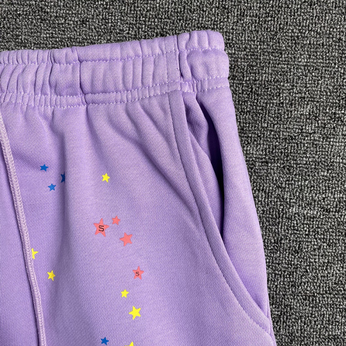 sp5der acai sweatpant purple