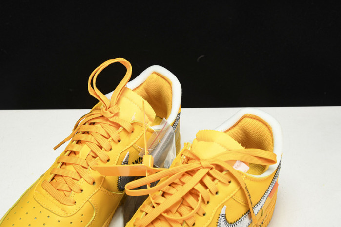 nike air force 1 low fw university gold metallic silver dd1876-700