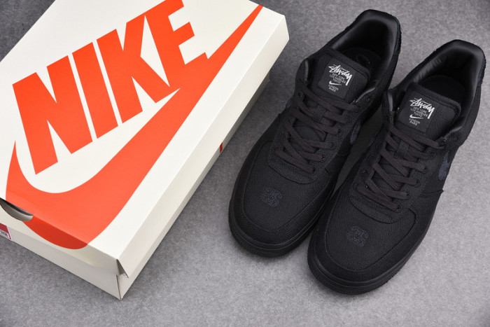 nike air force 1 low stussy black cz9084-001