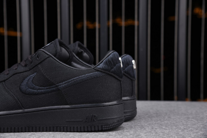 nike air force 1 low stussy black cz9084-001