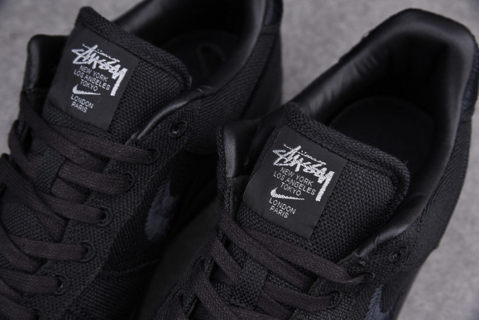 nike air force 1 low stussy black cz9084-001