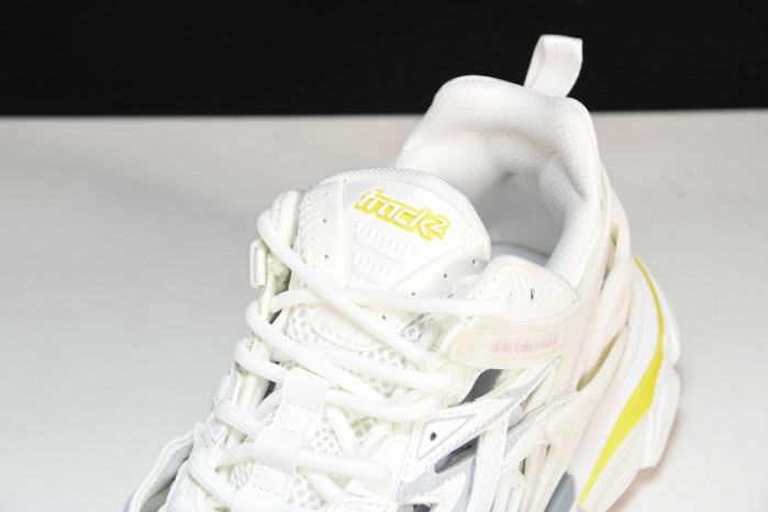 balen track sneaker white yellow