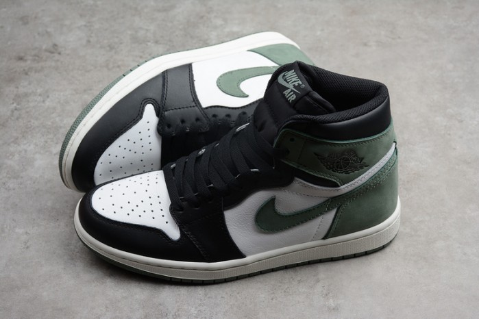 air jordan 1 retro "clay green" 555088-135