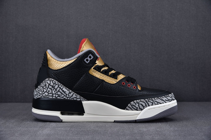 air jordan 3 retro“black gold”