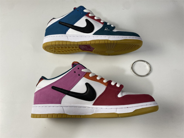 parra nike sb dunk low 2021 dh7695-100