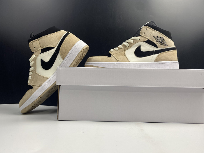 air jordan 1 mid barely orange (w) bq6472 -800