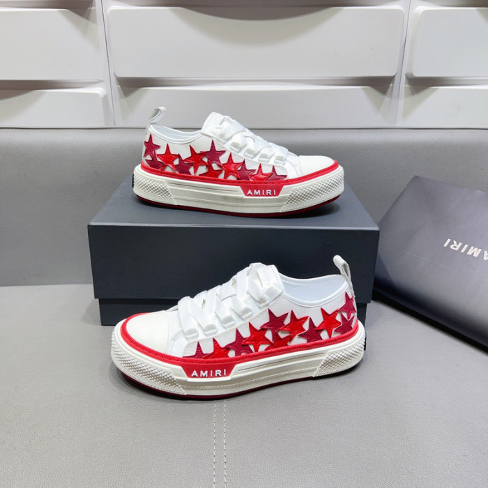 amiri red stars court sneakers