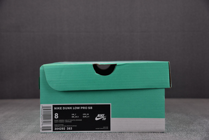 nike sb dunk low legion pine kumquat