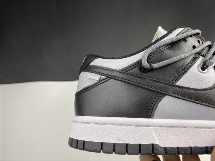fw x nike dunk low black and grey ct0856-007
