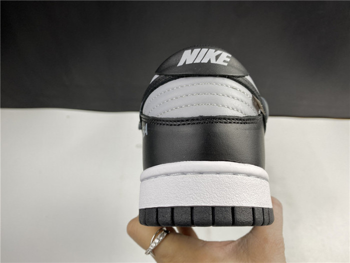 fw x nike dunk low black and grey ct0856-007