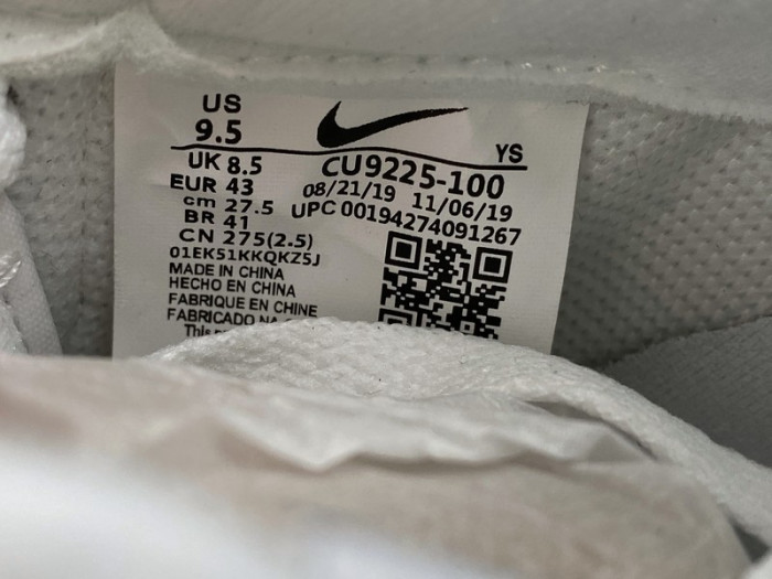 nike air force 1 low S*p*e white cu9225-100