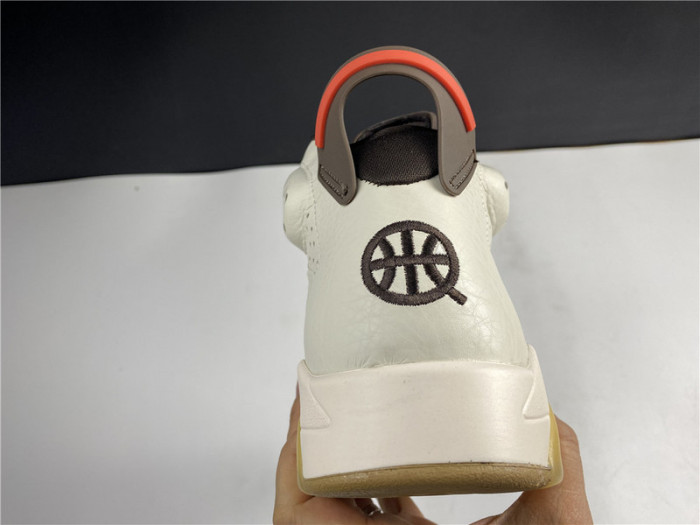 air jordan 6 retro quai54 sail brown (2020) cz4152-100