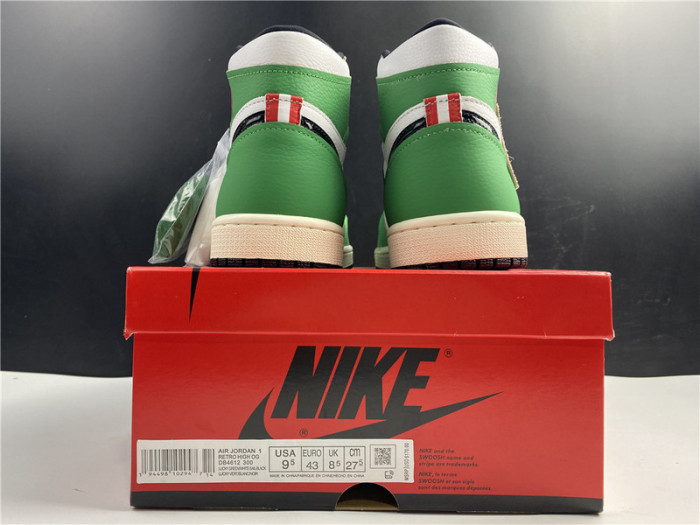 air jordan 1 retro high lucky gree db4612 -300