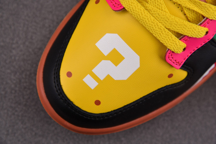 nike dunk low "what the S*per mario"