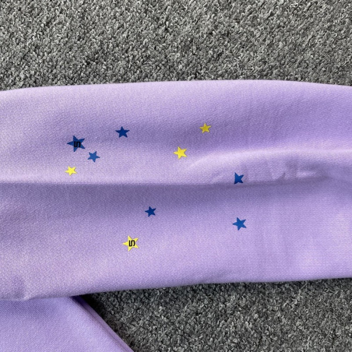 sp5der acai hoodie purple