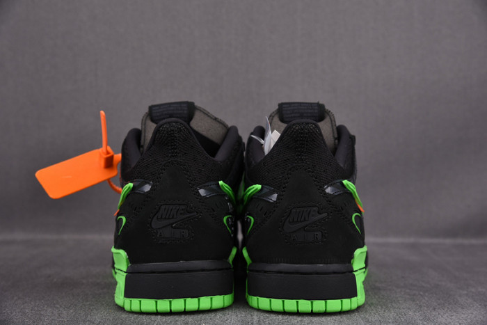 fw x nike air rubber dunk “green strike” cu6015-001