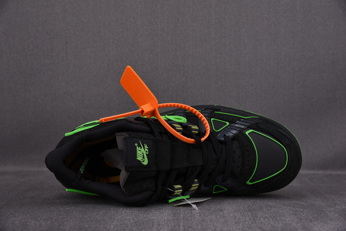 fw x nike air rubber dunk “green strike” cu6015-001