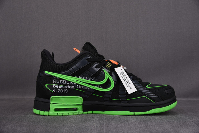 fw x nike air rubber dunk “green strike” cu6015-001