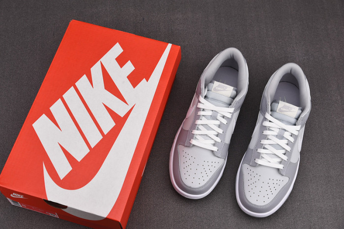 nike dunk low two tone grey