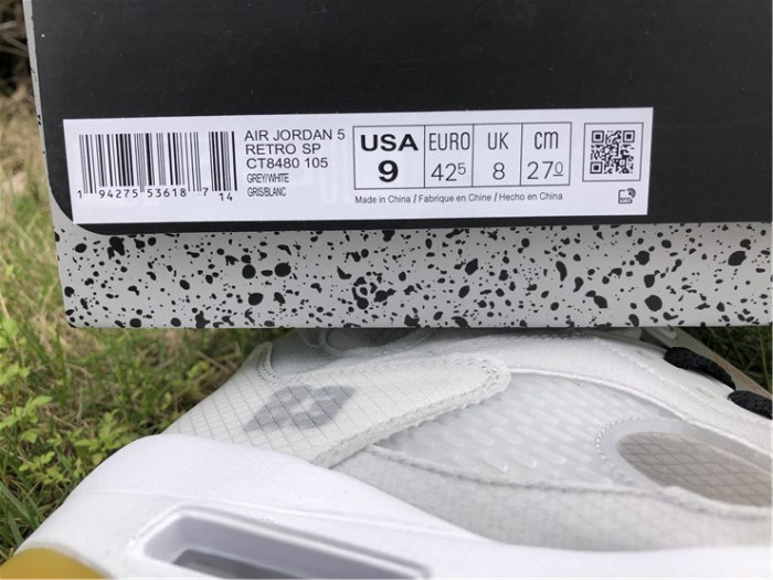 air jordan 5 fw sp grey green ct8480-105