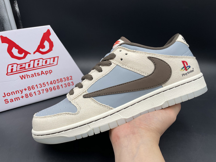 nike dunk low travis scott x playstation cu1726-800