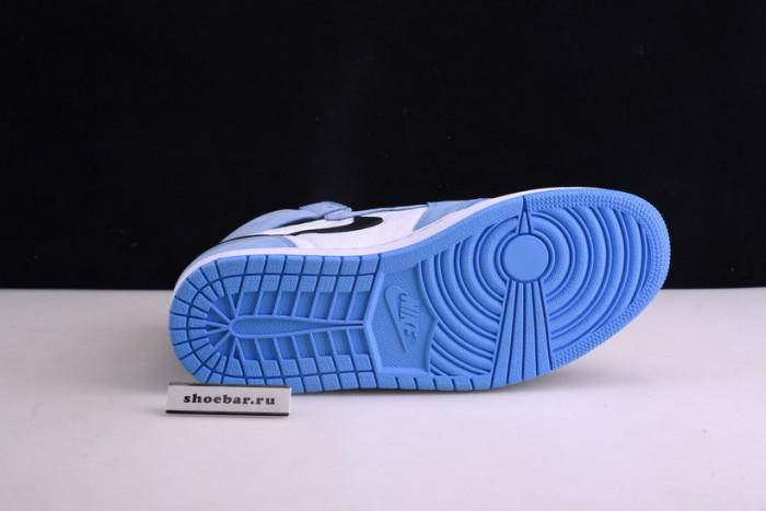 air jordan 1 retro high white university blue black 555088-134
