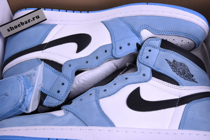 air jordan 1 retro high white university blue black 555088-134