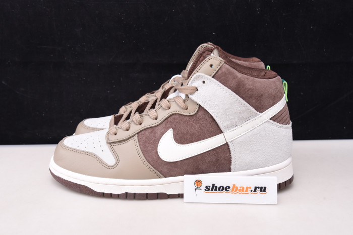 nike dunk high light chocolate - dh5348-100