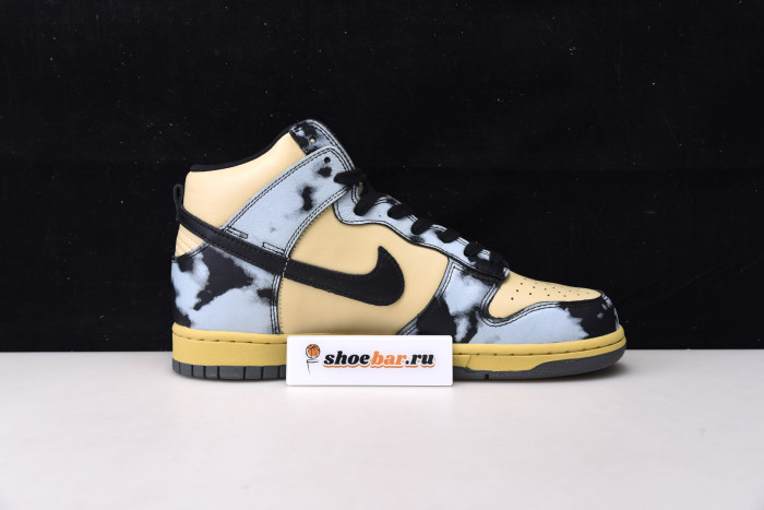 nike dunk high 1985 black acid wash - dd9404-700