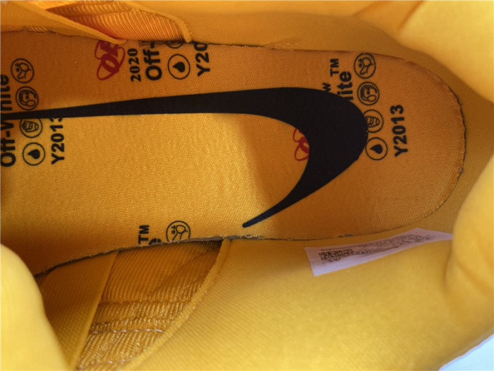 fw x nike air rubber dunk “university gold” cu6015-700