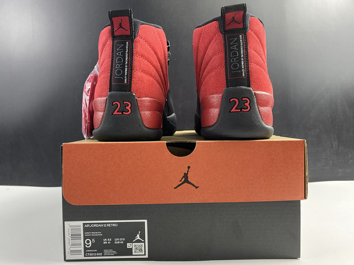 air jordan 12 retro reverse flu game ct8013-602