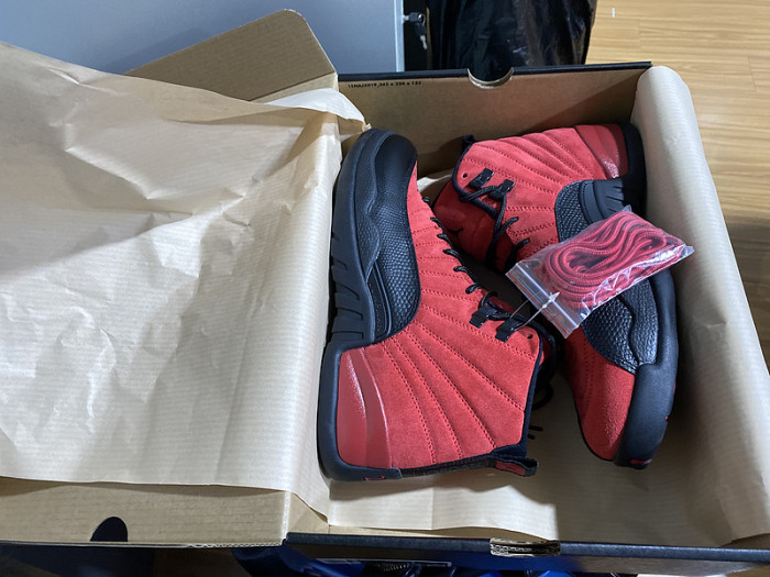 air jordan 12 retro reverse flu game ct8013-602
