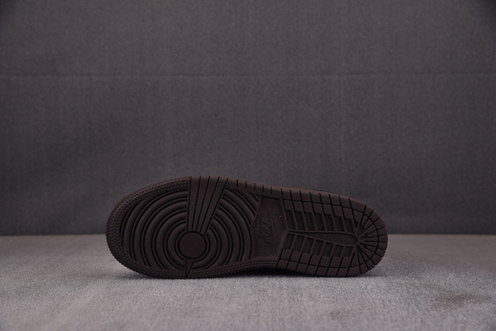 Kids Jordan 1 Retro Low OG SP Travis Scott Velvet Brown DO5442-202