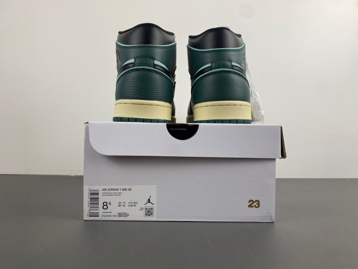 air jordan 1 mid se oxidized green fq7818-100