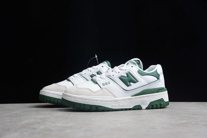 new balance 550 white green