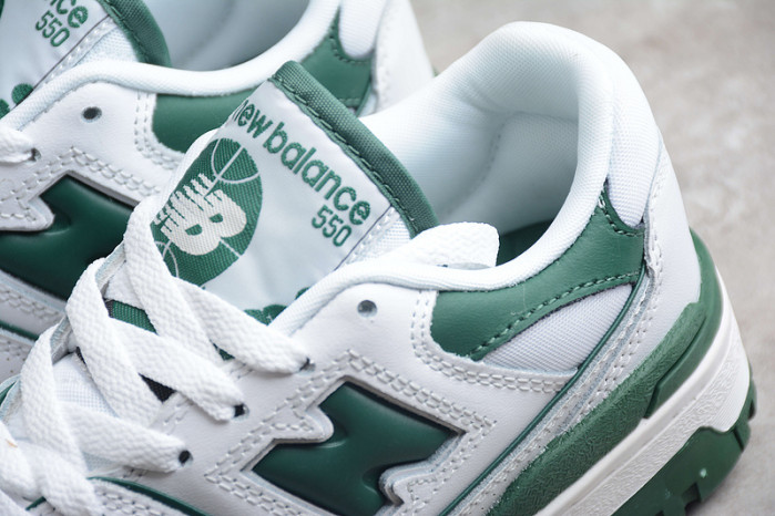 new balance 550 white green