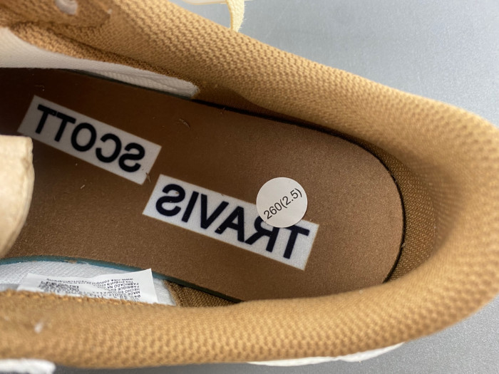 travis scott x air jordan 1 low og sail shy pink dm7866-106