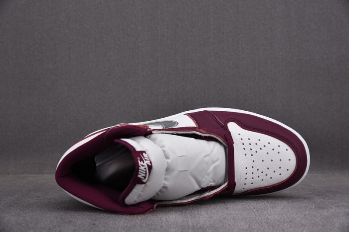 jordan 1 retro high og bordeaux - 555088-611